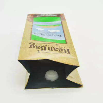Mühürlü Gıda Tozu Çay Fındık Kahve Çekirdekleri Hava Valfi ile Alüminyum Folyo Ambalaj Çantası