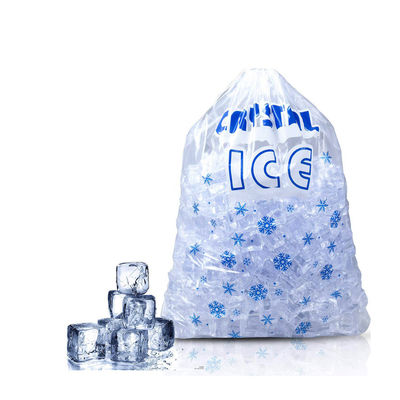 Tek Kullanımlık 10lb 25lb Buz Lolly Plastik Torbalar, Yeniden Kullanılabilir Buz Pop Kılıfı