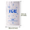 Tek Kullanımlık 10lb 25lb Buz Lolly Plastik Torbalar, Yeniden Kullanılabilir Buz Pop Kılıfı