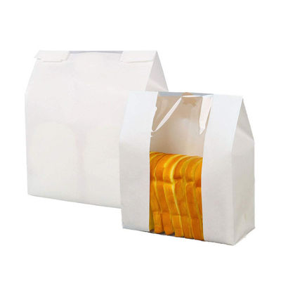 Bopp Düz Tabanlı Kraft Kağıt Torbalar, 12*32*8.7cm Kraft Baget Torbalar