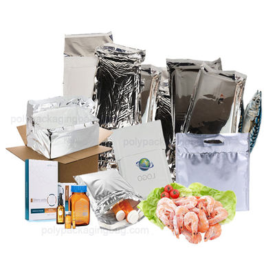 Kalın köpük yalıtım çantaları termal postacı aşırı yalıtımlı metal kapakları